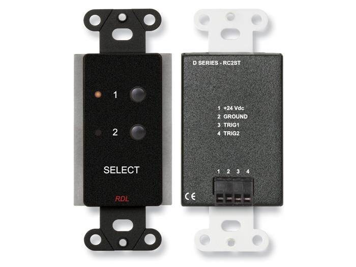 2 Channel Remote Control for STICK-Ons/Black