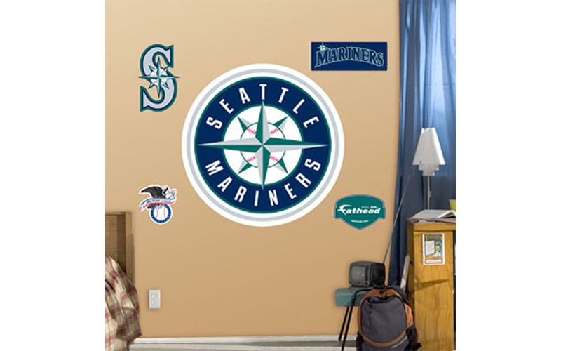 MLB Baseball Logo Large Wall Accent - Seattle Mariners..