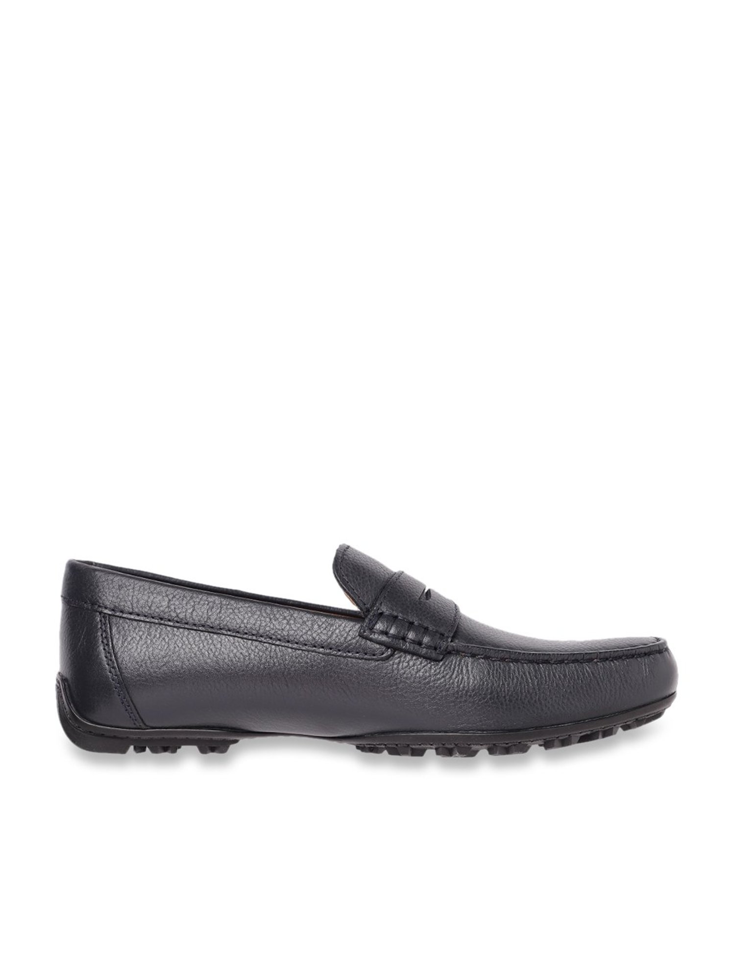 Geox Men's Kosmopolis Navy Leather Casual Loafers