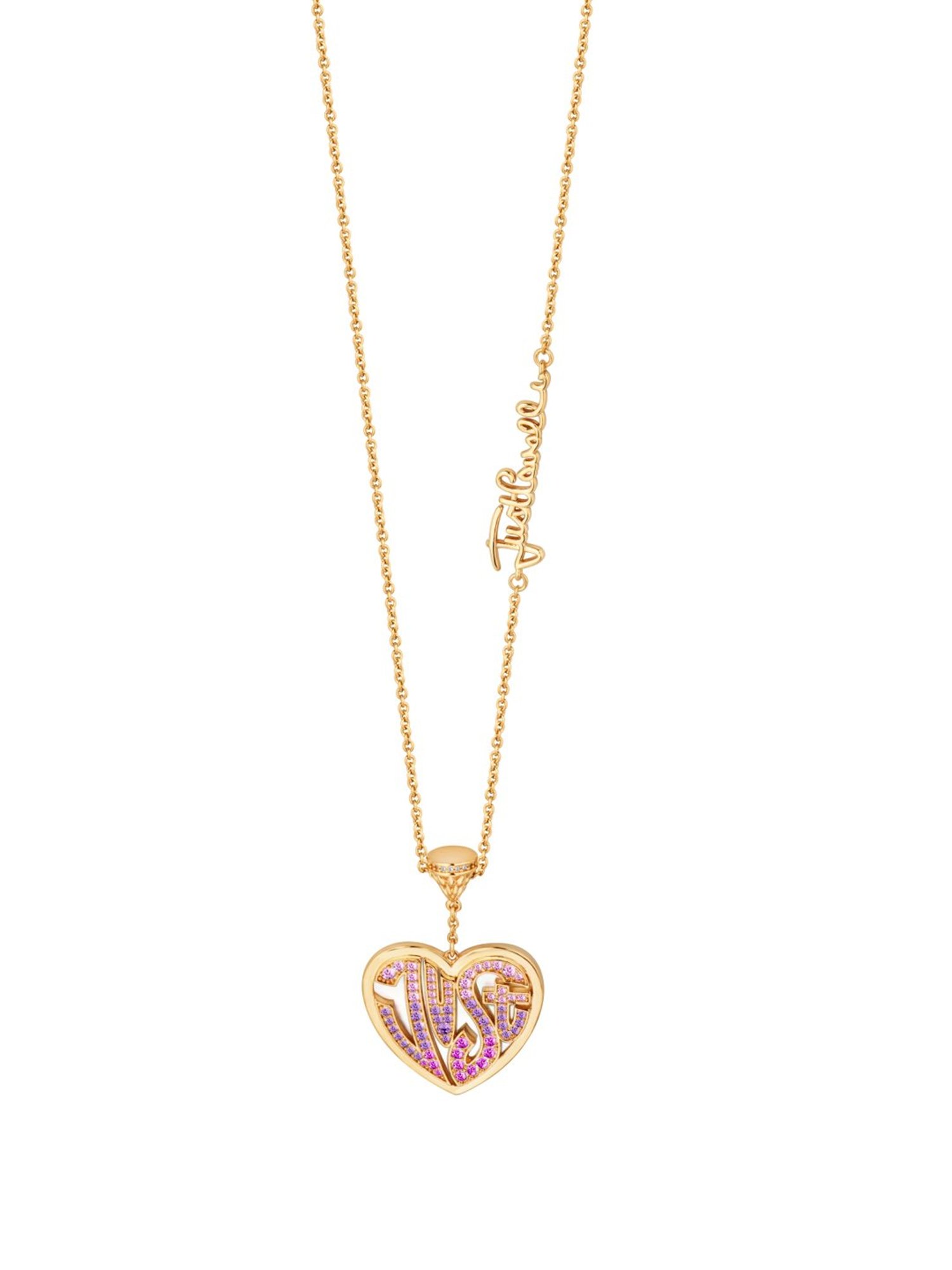 Just Cavalli Golden Amore Rosa Princess Necklace