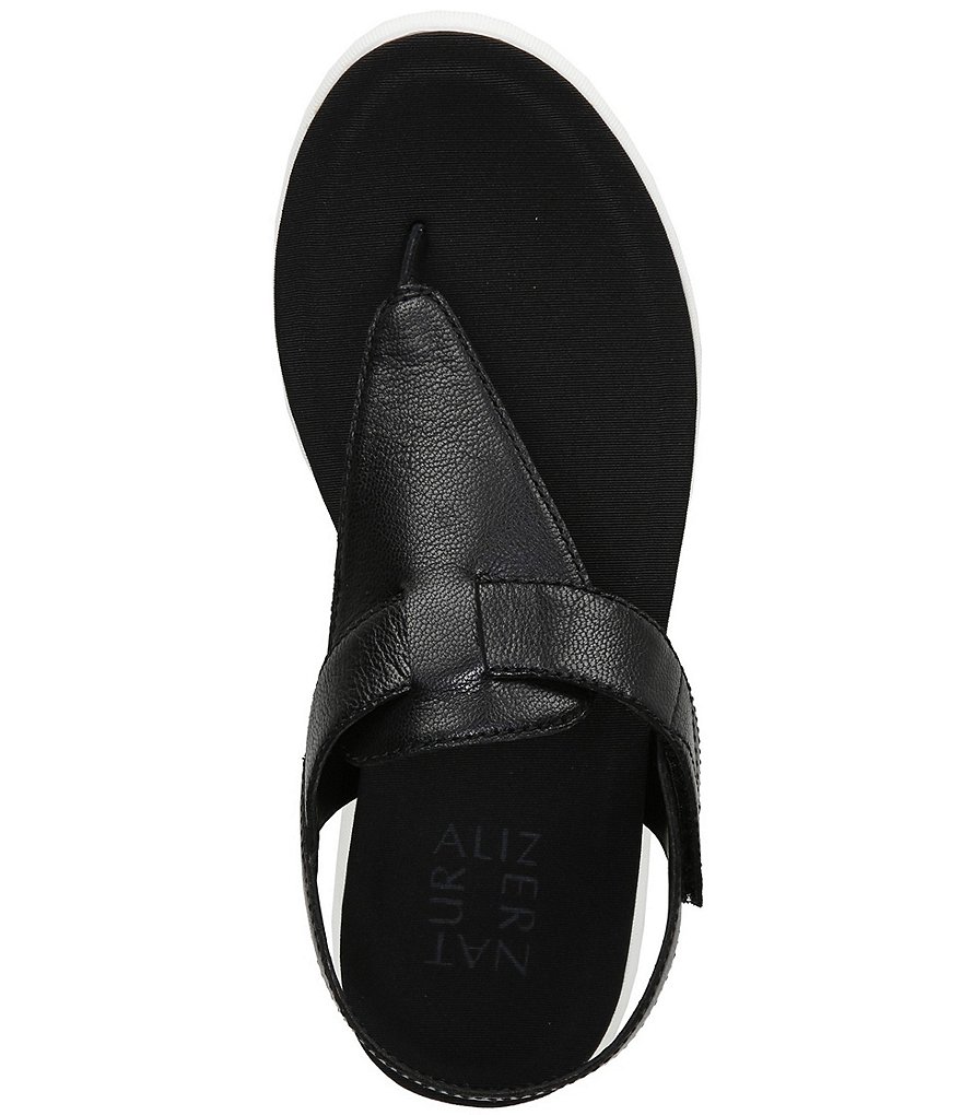 Naturalizer Lincoln Leather Sport Wedge Sandals