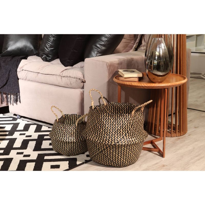 Knickerbocker Round End Table Cinnamon - Manhattan Comfort