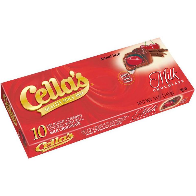 Cella's Holiday Milk Chocolate Cherries - 5oz