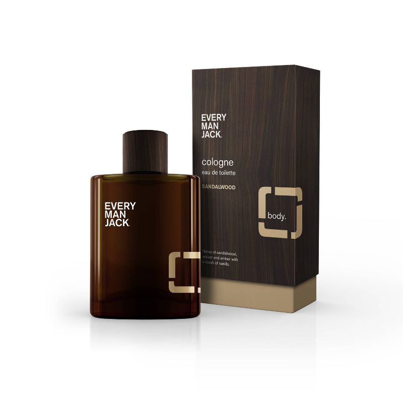 Every Man Jack Men's Sandalwood Cologne -  3.4oz