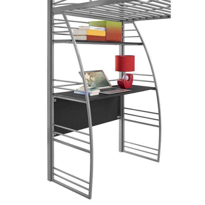 Sandy Loft Bed With Integrated Desk And Shelves - Twin - Room & Joy