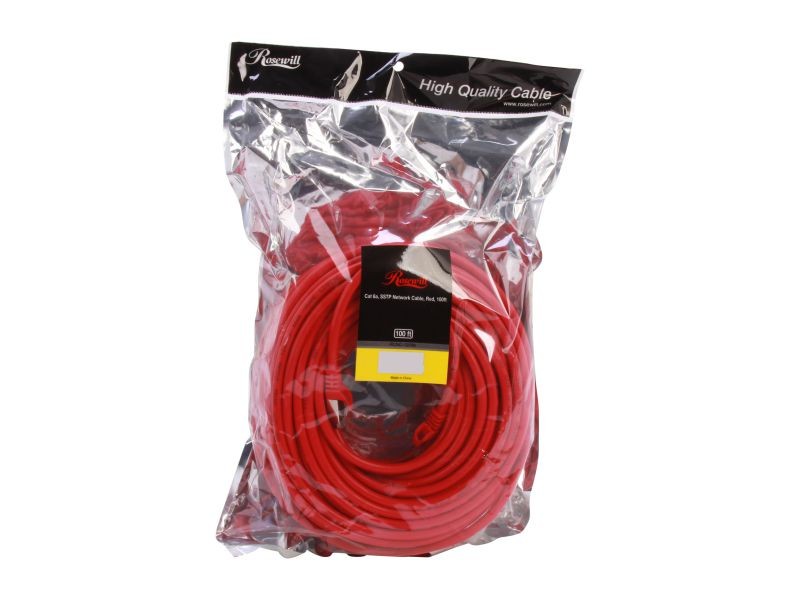 Rosewill RCNC-12050 3 ft. Screened Shielded Twist Pairing (SSTP) Enhanced 550MHz Networking Cable