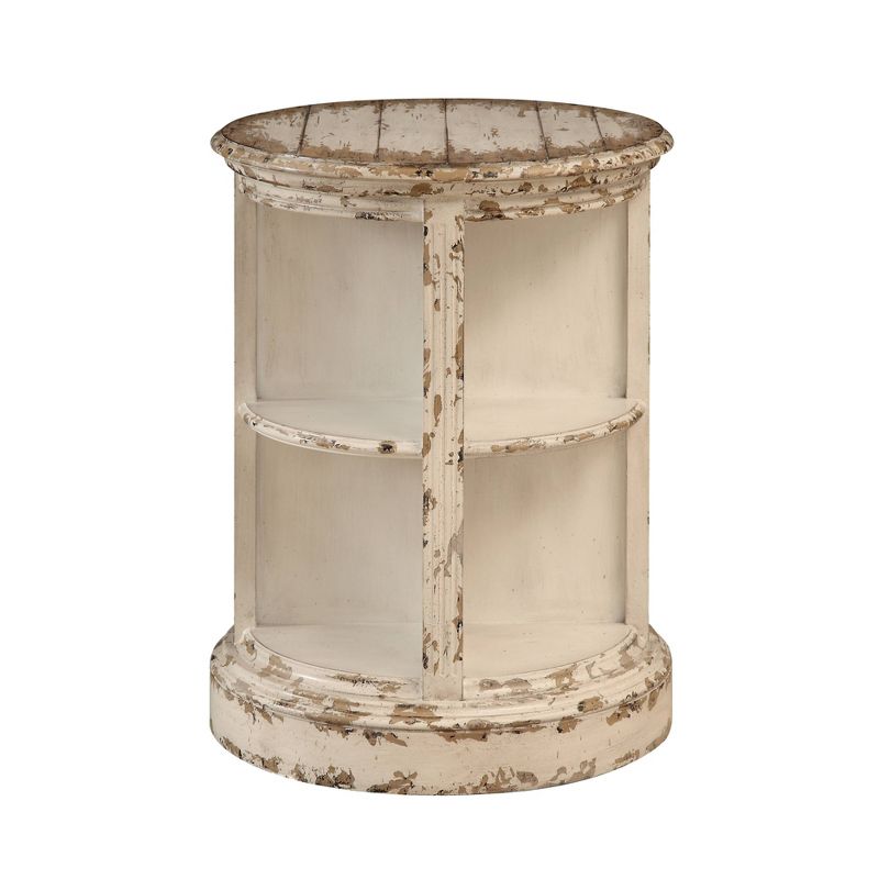 Benton Round Accent Table Cream - Treasure Trove Accents
