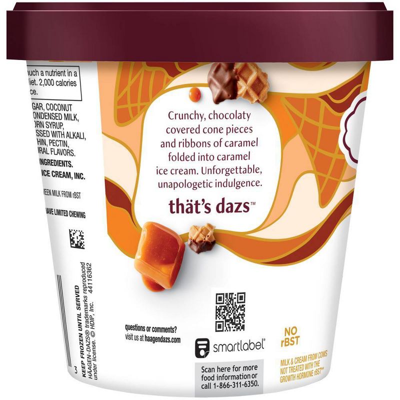 Haagen-Dazs Caramel Cone Ice Cream - 14oz
