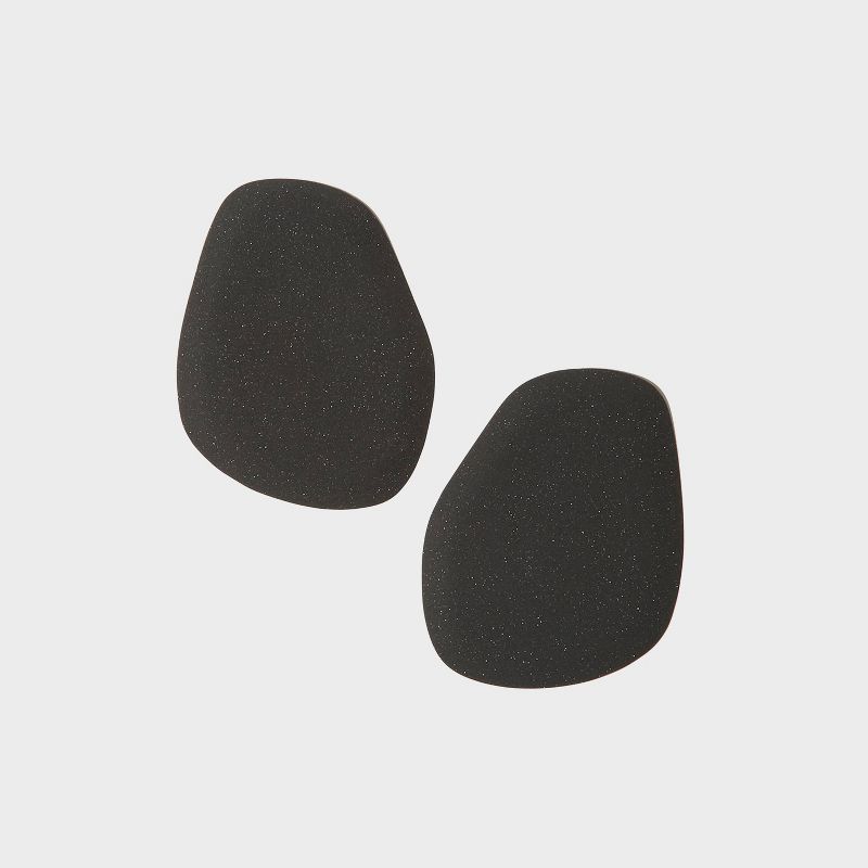 Women's Fab Feet by Foot Petals Ball of Foot Insoles Shoe Cushion Black - 1 pair