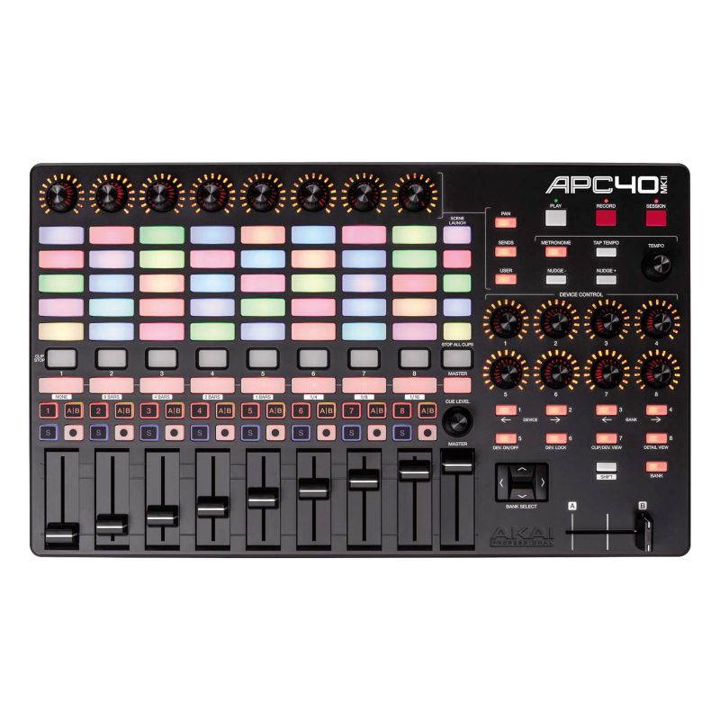 AKAI APC40 mkII
Ableton Live Performance Controller