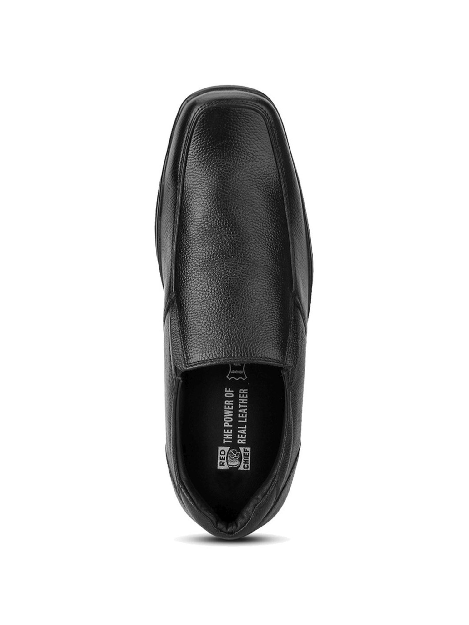Red Chief Men's Black Formal Loafers