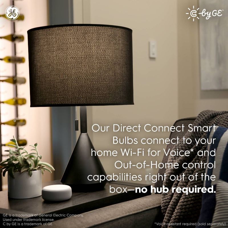 General Electric 2pk Tunable Smart LED Bulb A19 White