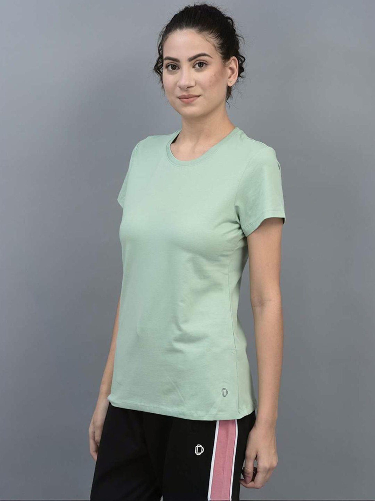 Dollar Green & Pink Cotton Sports T-Shirt - Pack Of 5