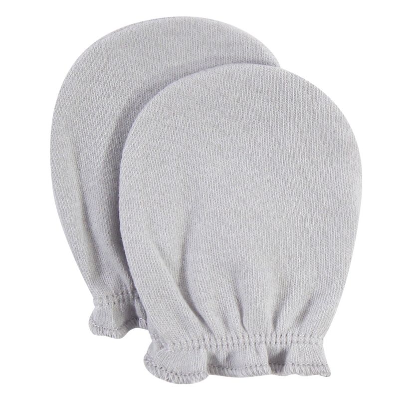 Luvable Friends Baby Cotton Scratch Mittens 4pk, Owl, One Size