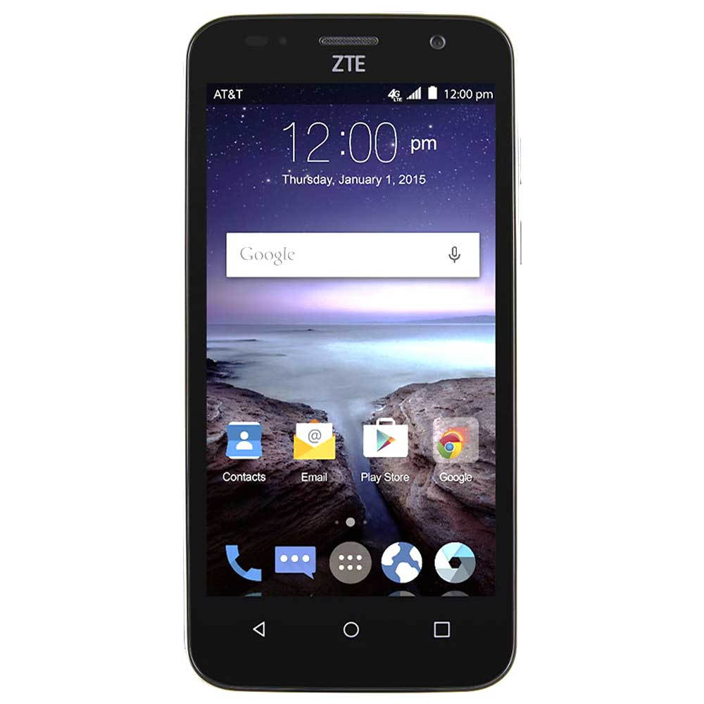 ZTE Maven Smartphone GSM Unlocked Z812 | 4.5" Touchscreen Display | 2100mAh Li-Ion Battery | 8GB + 1GB RAM | 5MP Camera + 720p HD Video Capture | Android 5.1 Lollipop - Black