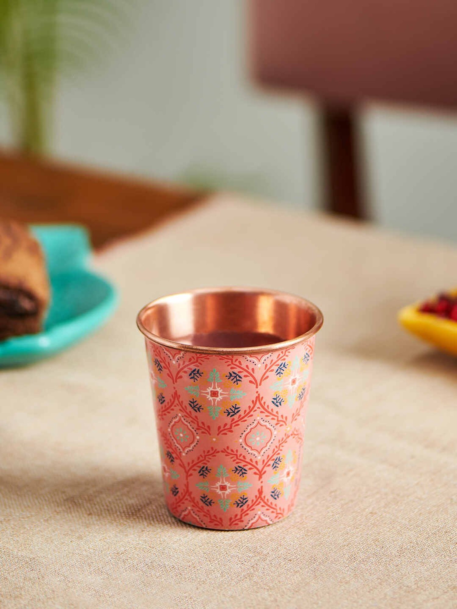 Chumbak New Design - 3 Printed Red Tumbler (300 ML)