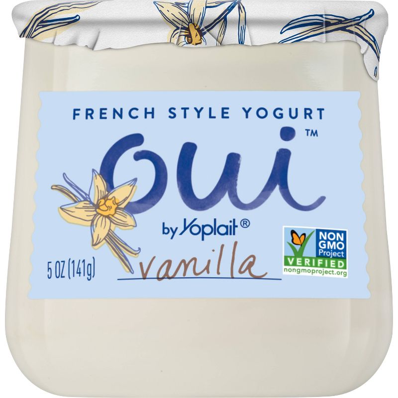 Oui by Yoplait Vanilla Flavored French Style Yogurt - 5oz