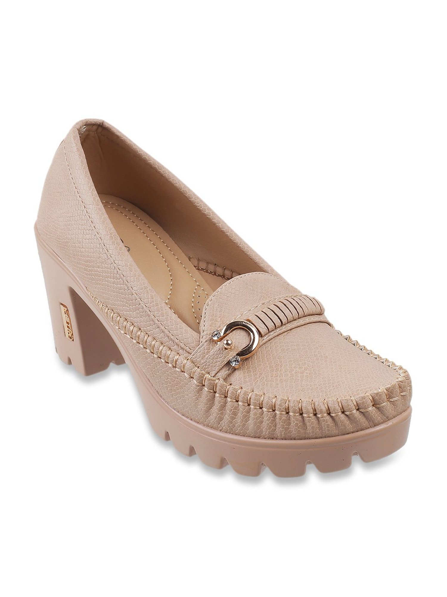 Metro Women's Beige Casual Loafers