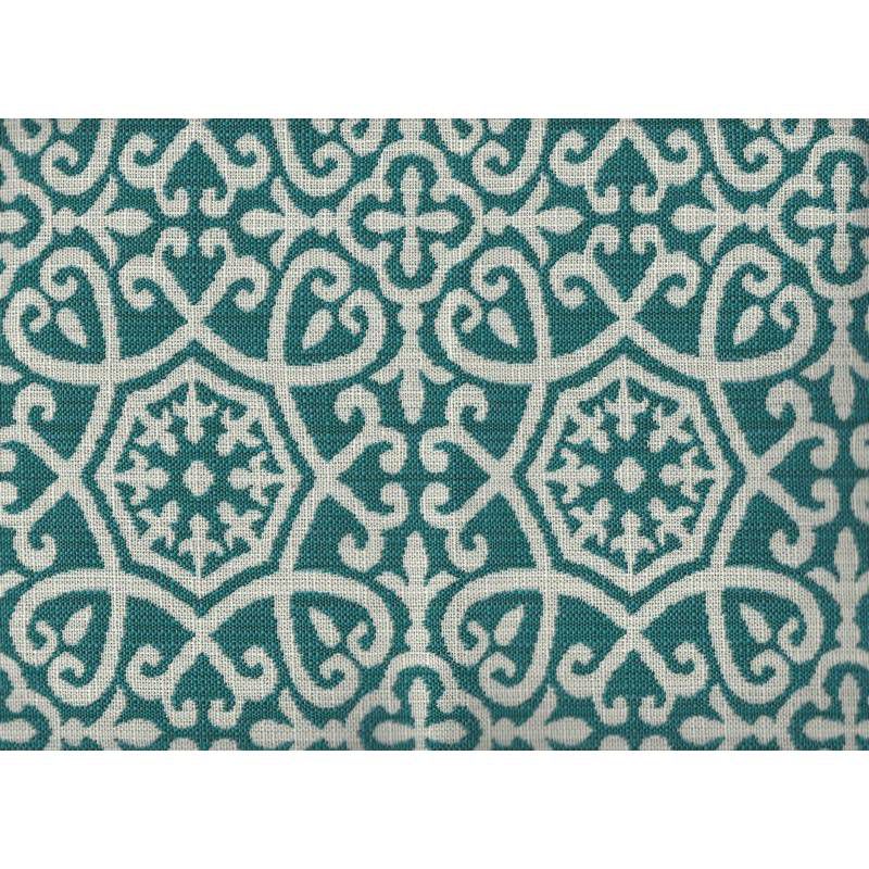 Outdoor Dining Seat Pad - Lagoon Turquoise - Jordan Manufacturing
