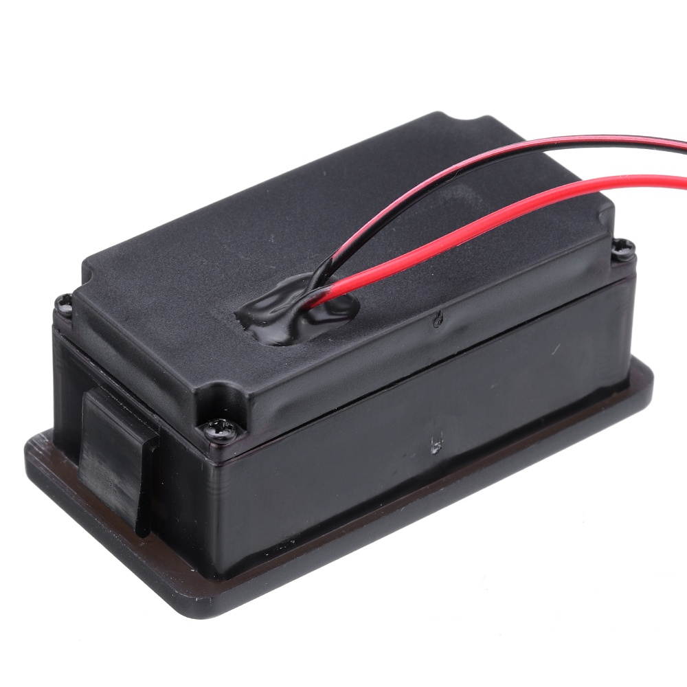 5Pcs Waterproof 12-60V Electric Universal Battery Voltage Meter Battery Power Indicator 12V/24V/36V/48V - Blue