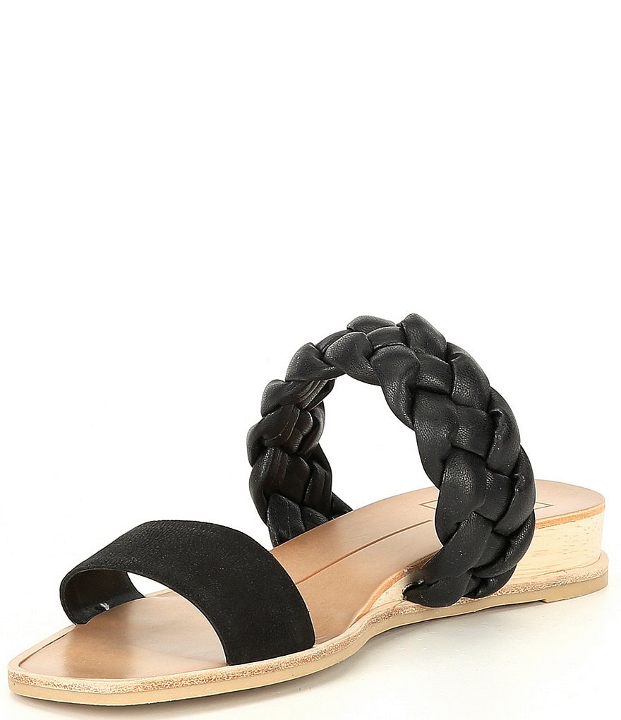 Dolce Vita Persey Braided Strap Wedge Slides