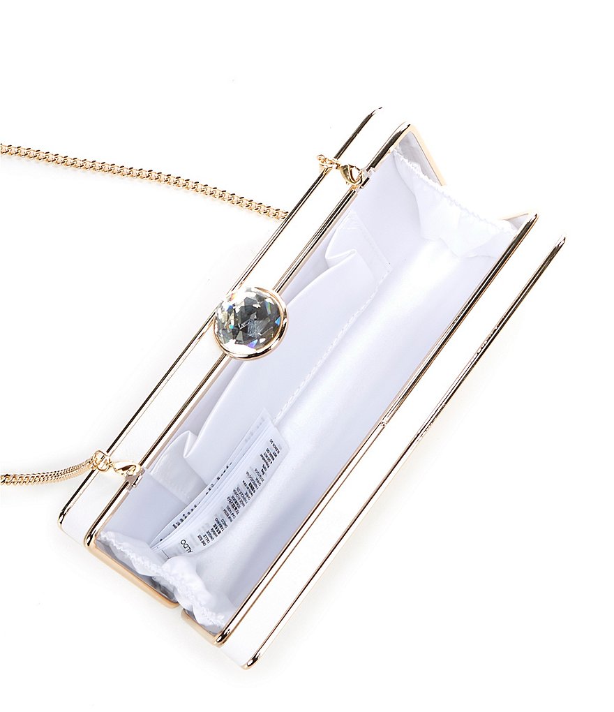 Kate Landry Satin Buckle Clutch Bag