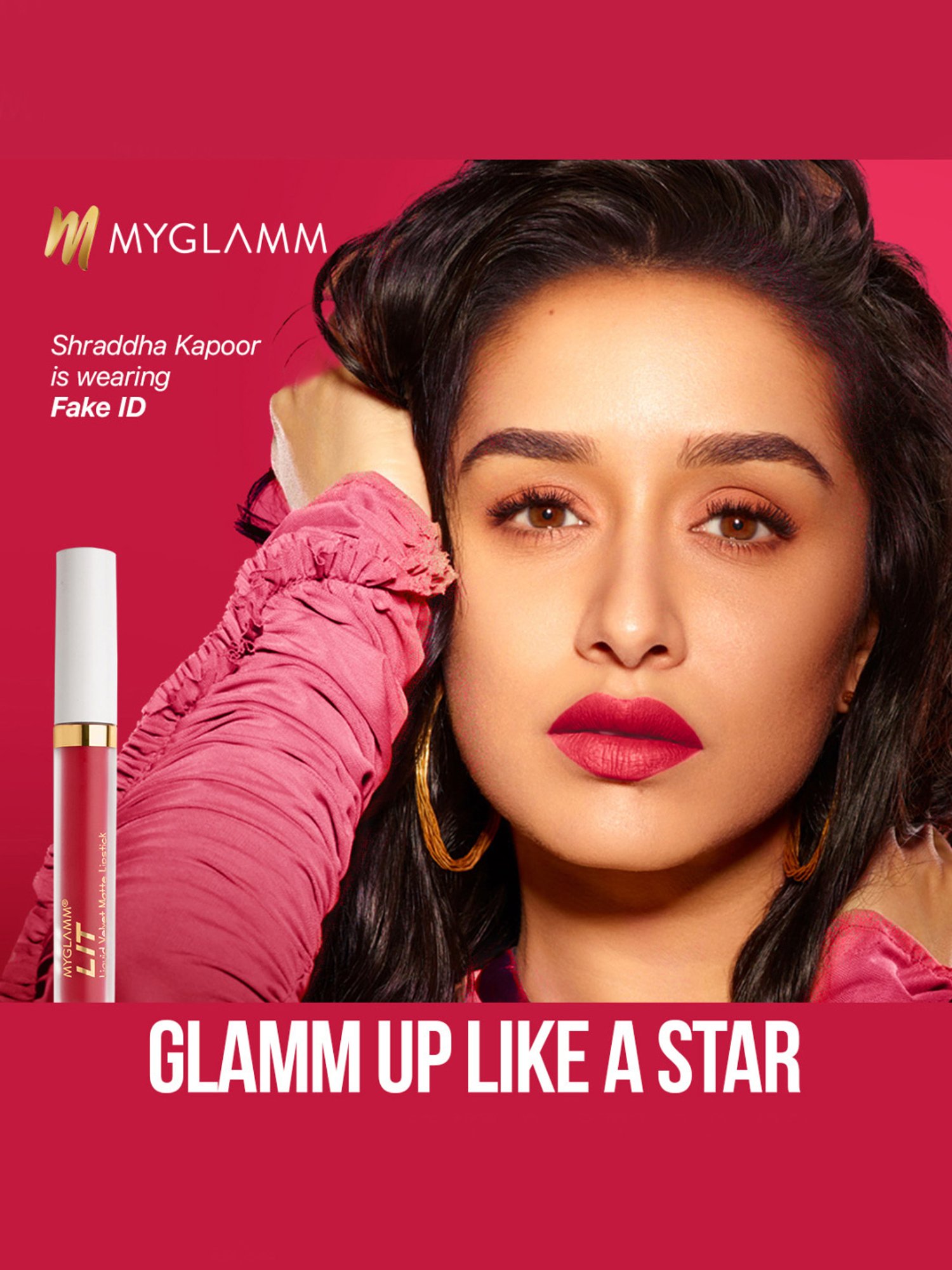 MyGlamm LIT Velvet Matte Liquid Lipstick IDGAF - 1.6 ml