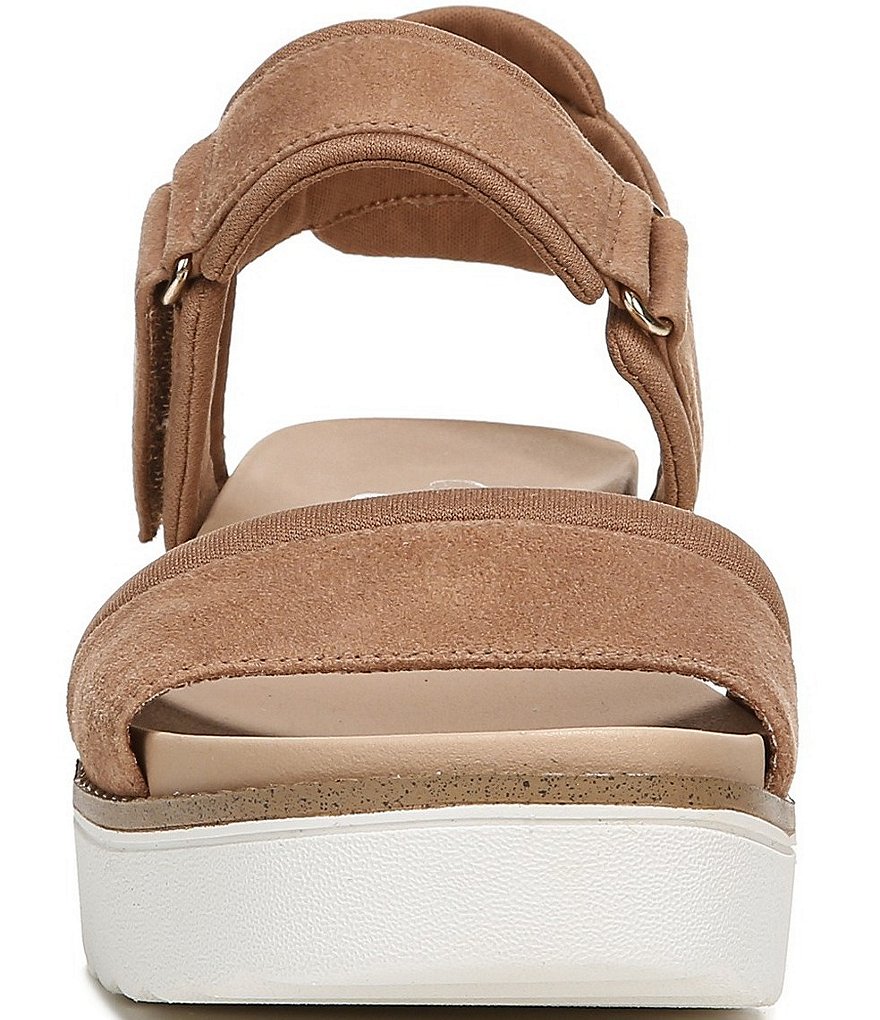 Original Collection by Dr. Scholl's Meet Up Suede Platform Wedge Sandals