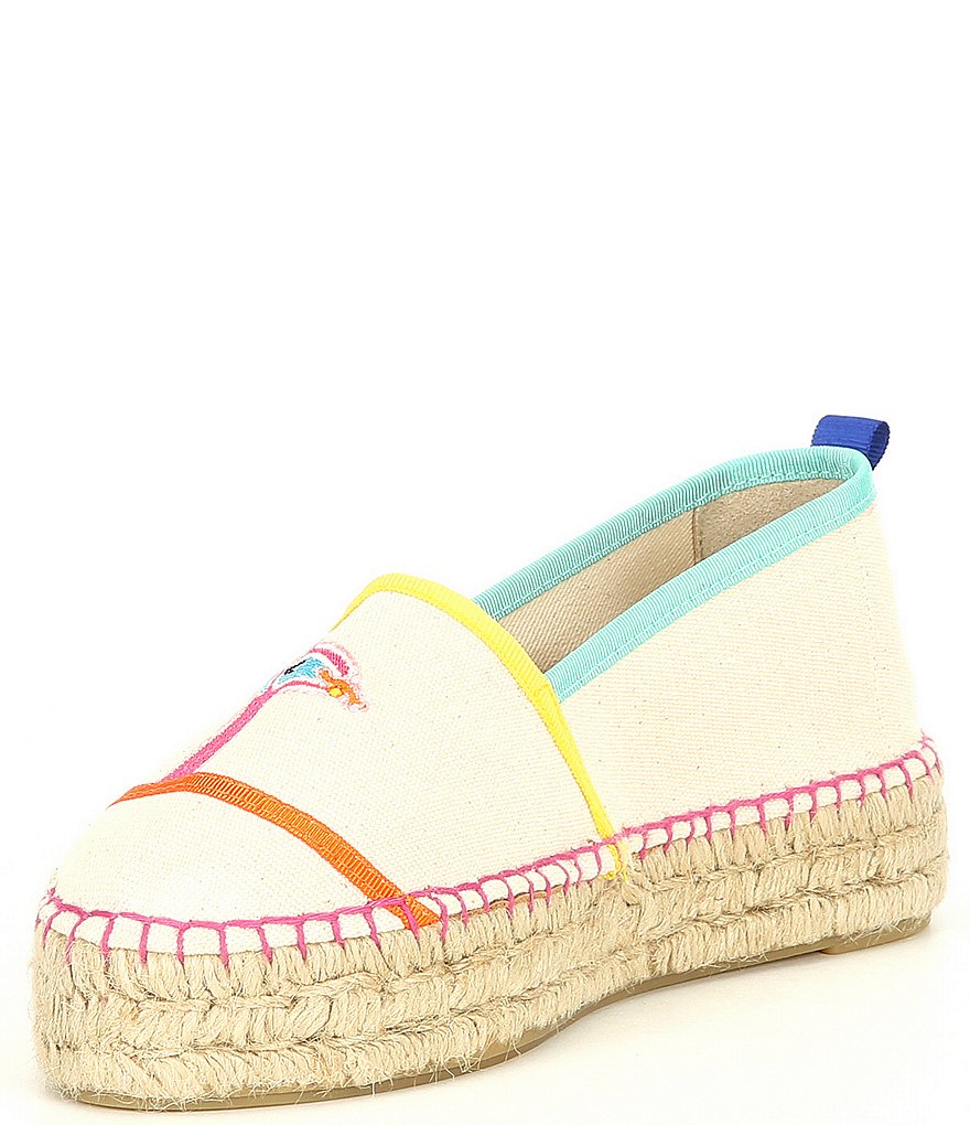 Kurt Geiger London Morella Llama Embroidered Detail Espadrilles