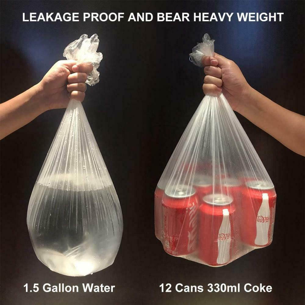 Small Trash Bags Kitchen Garbage - 4 Gallon Clear Strong...