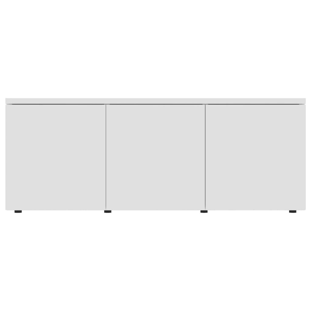vidaXL TV Cabinet White Chipboard Stereo TV Stand Cabinet Drawer Storage Chest
