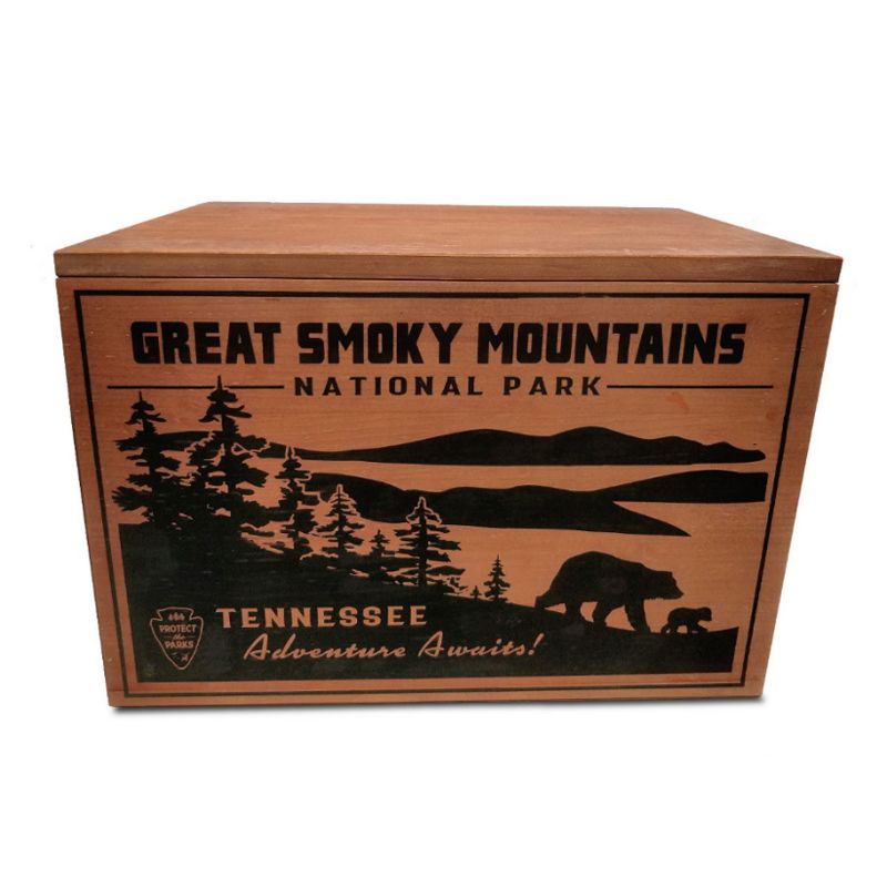Better Wood Products Limited Edition Protect the Parks Series All Natural Fatwood Fire Starter Sticks, 13 Pound Wooden Crate, Great Smoky Mountains