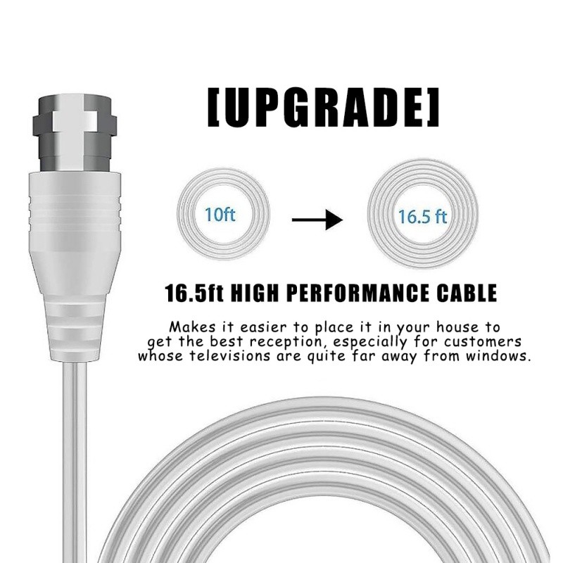 Digital TV Antenna 980 Miles Signal Booster Amplifier HDTV Indoor
