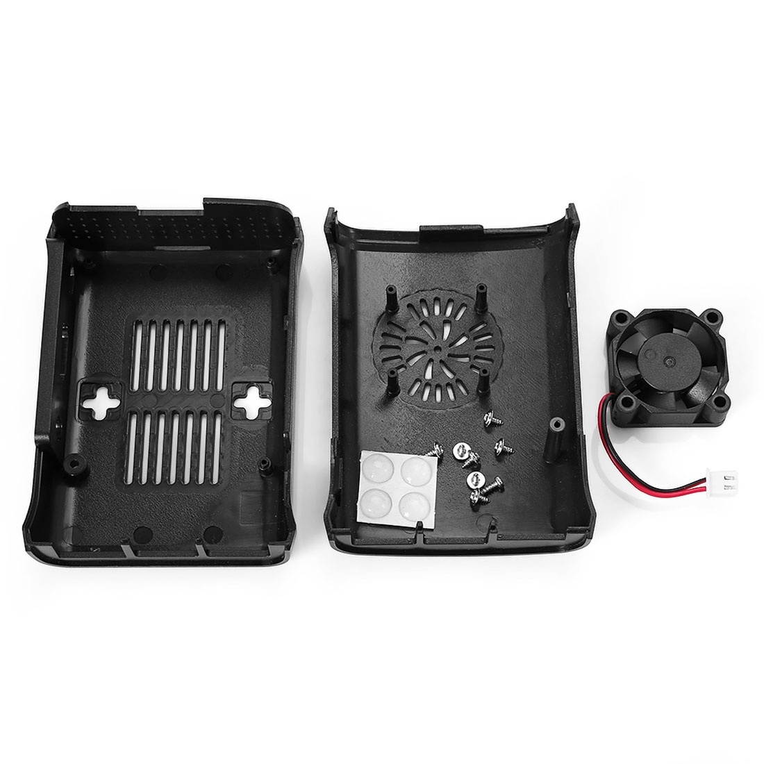 LDTR - WG0075 ABS Enclosure Box / Cooling Fan Kit for Raspberry Pi 2 Model B