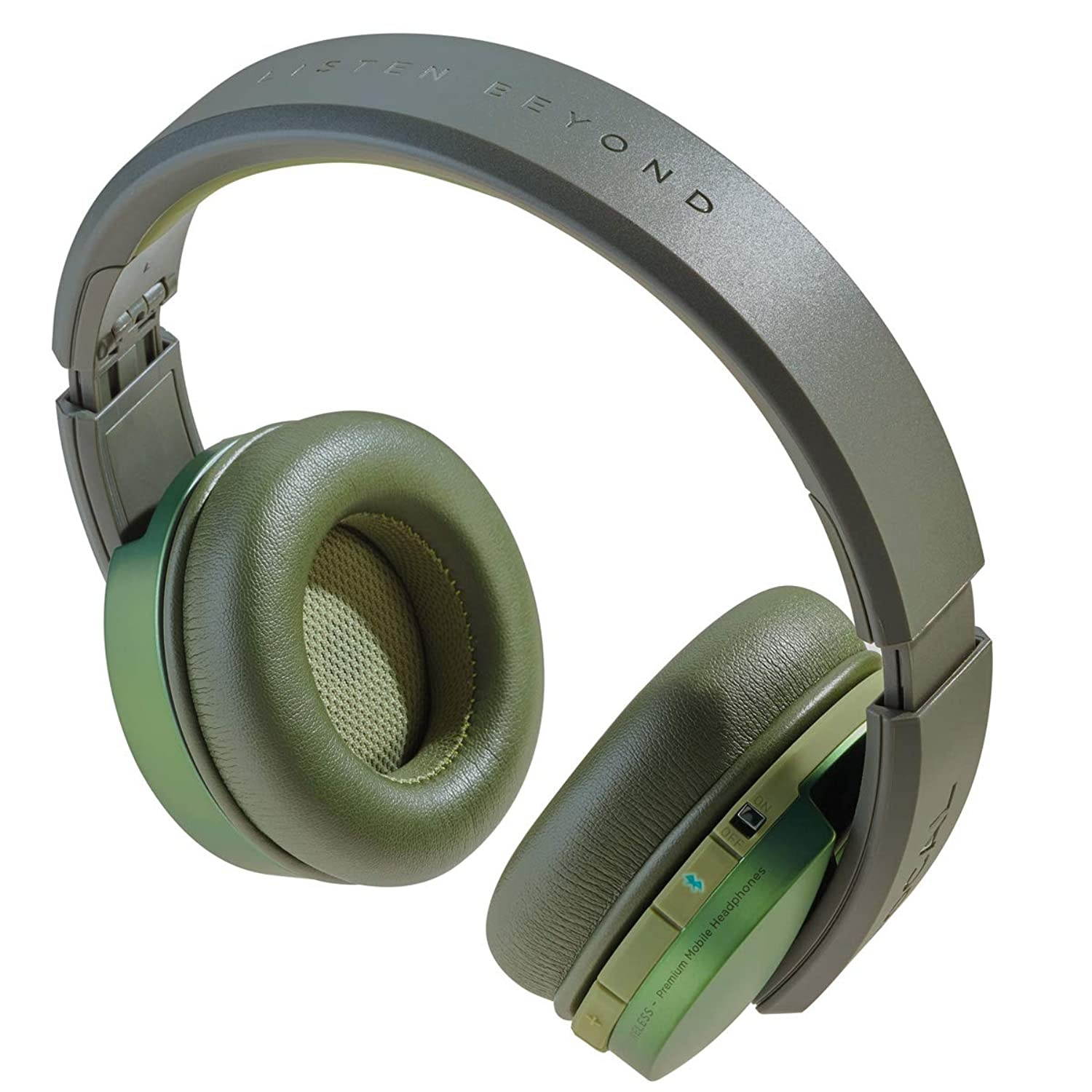 Focal Listen Wireless Over-Ear Headphones with Microphone (Green)