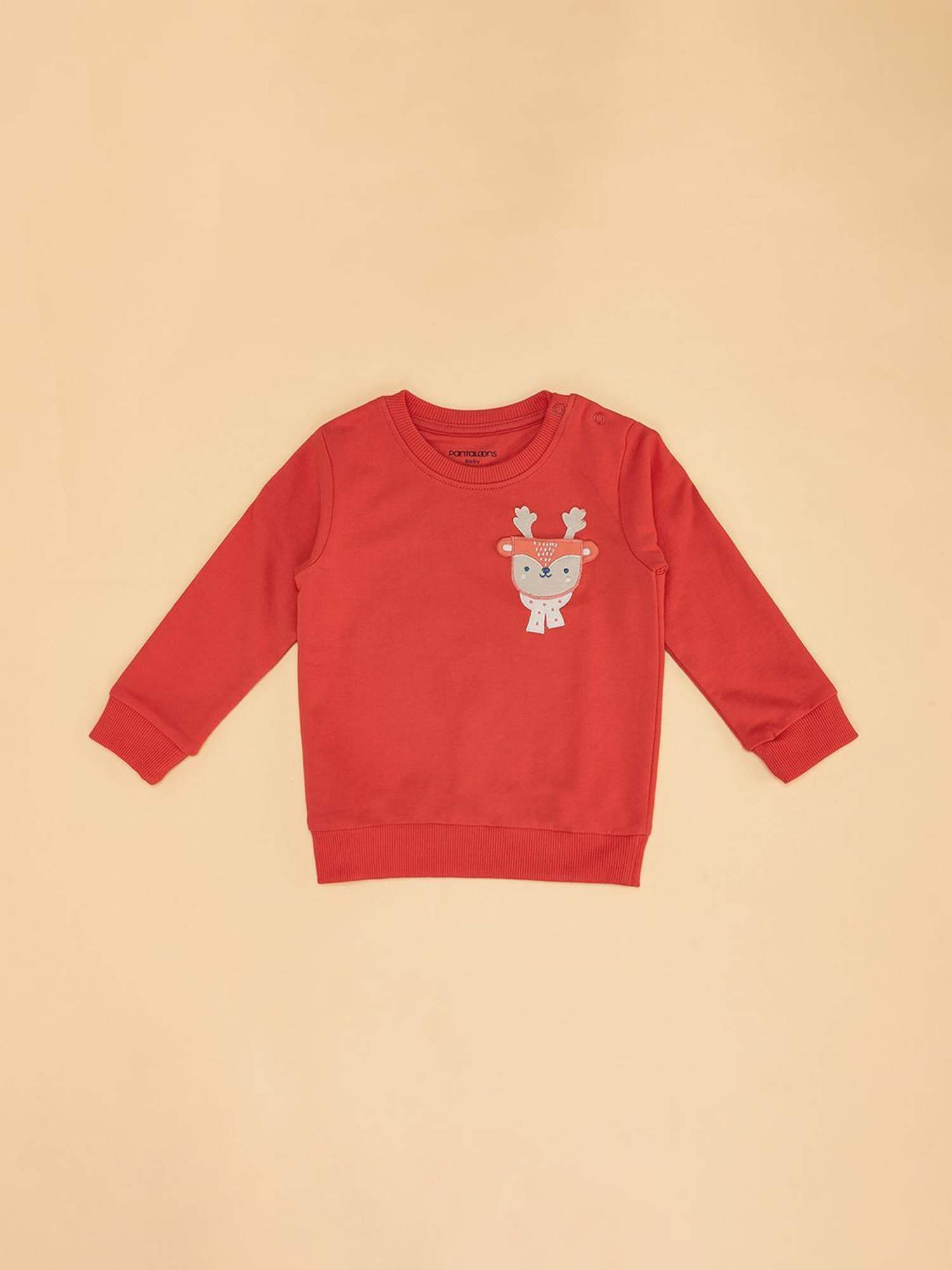Pantaloons Baby Red Sweatshirt