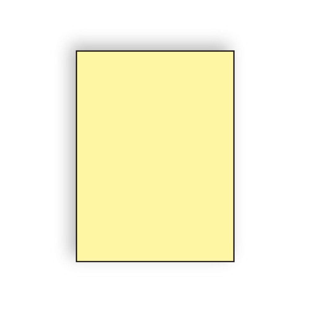 Letterhead, 8-1/2" x 11", 24#, Recycled, Canary Pastel Colored (Box of 500)