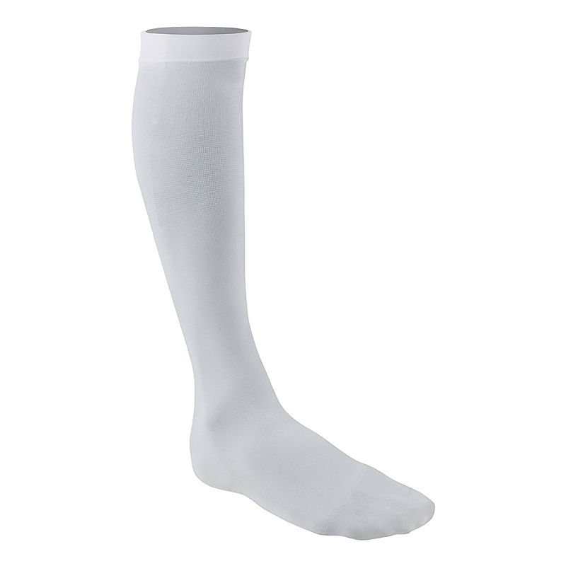 FUTURO Anti-Embolism Stockings Knee Length Closed Toe - Medium Regular - White