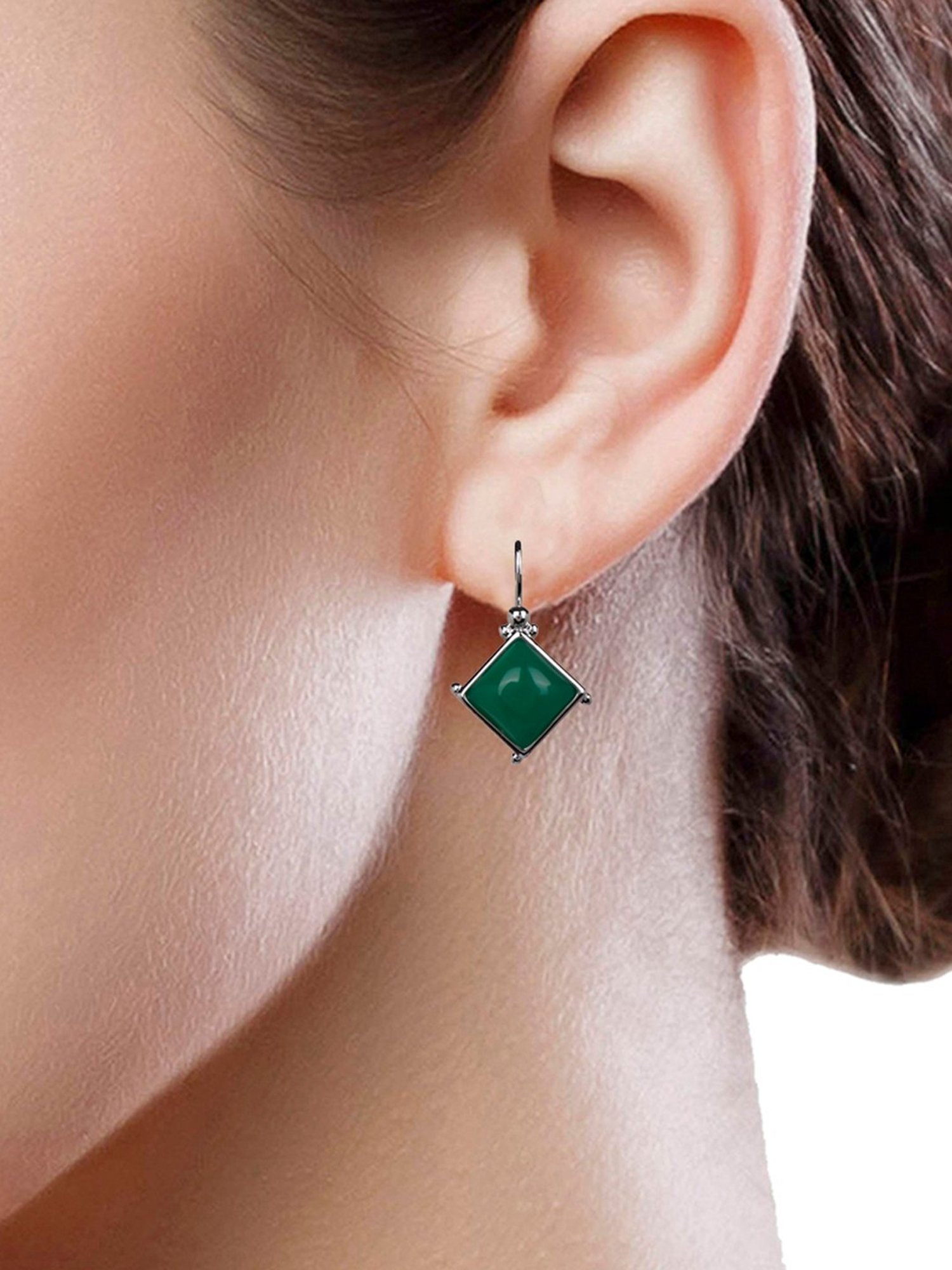 The Real Effect London 800 Silver Earrings for Women