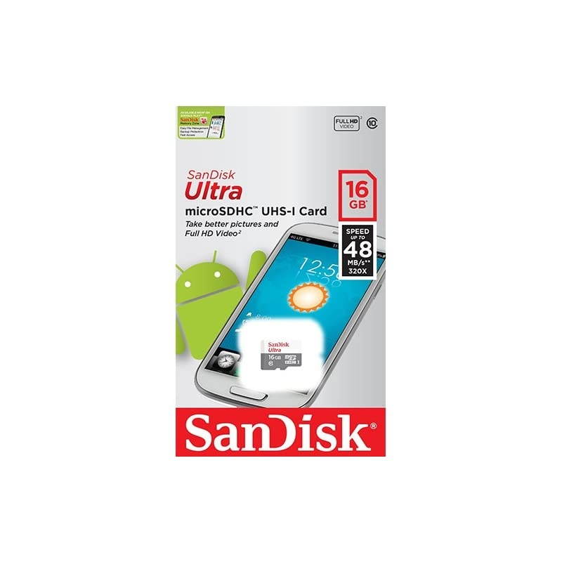 Ultra 16GB Class 10 UHS1 MicroSD MicroSDHC Card with MicroSDHC to Memory Stick MS Pro Duo Adapter for Sony PSP and Cybershot Cameras with MemoryMarket MicroSD SD Memory Card Reader