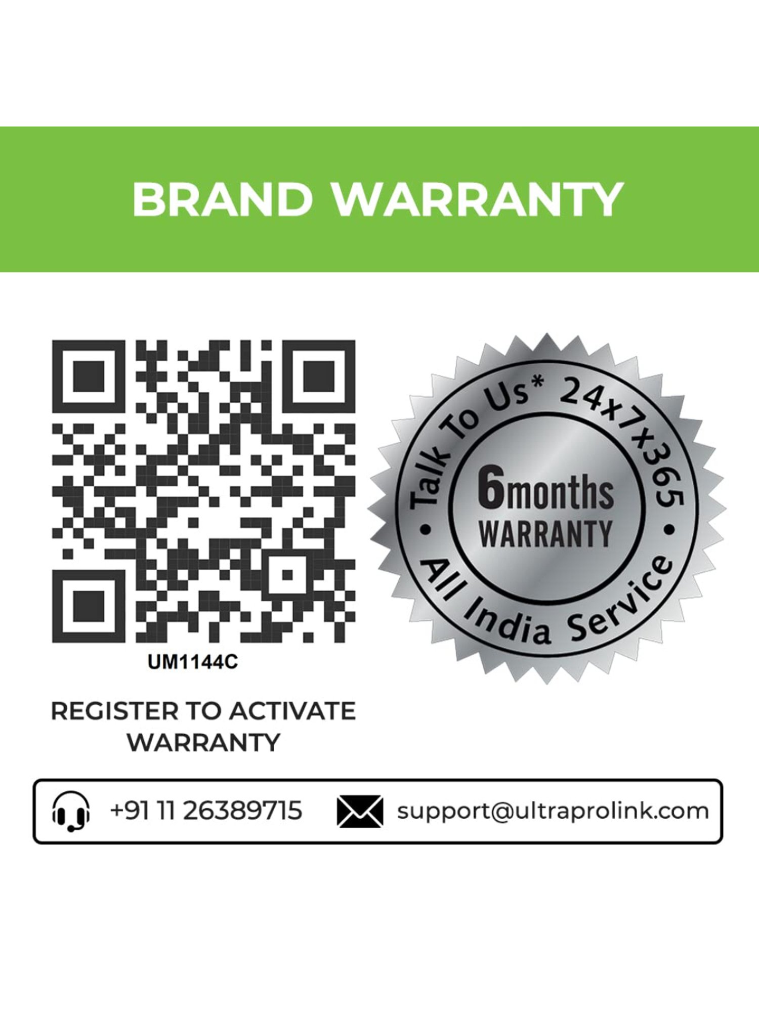 UltraProlink Mach12 UM1144C Fast Car Charger with Dual USB Ports, 2.4A/12W with Type C 1M Cable