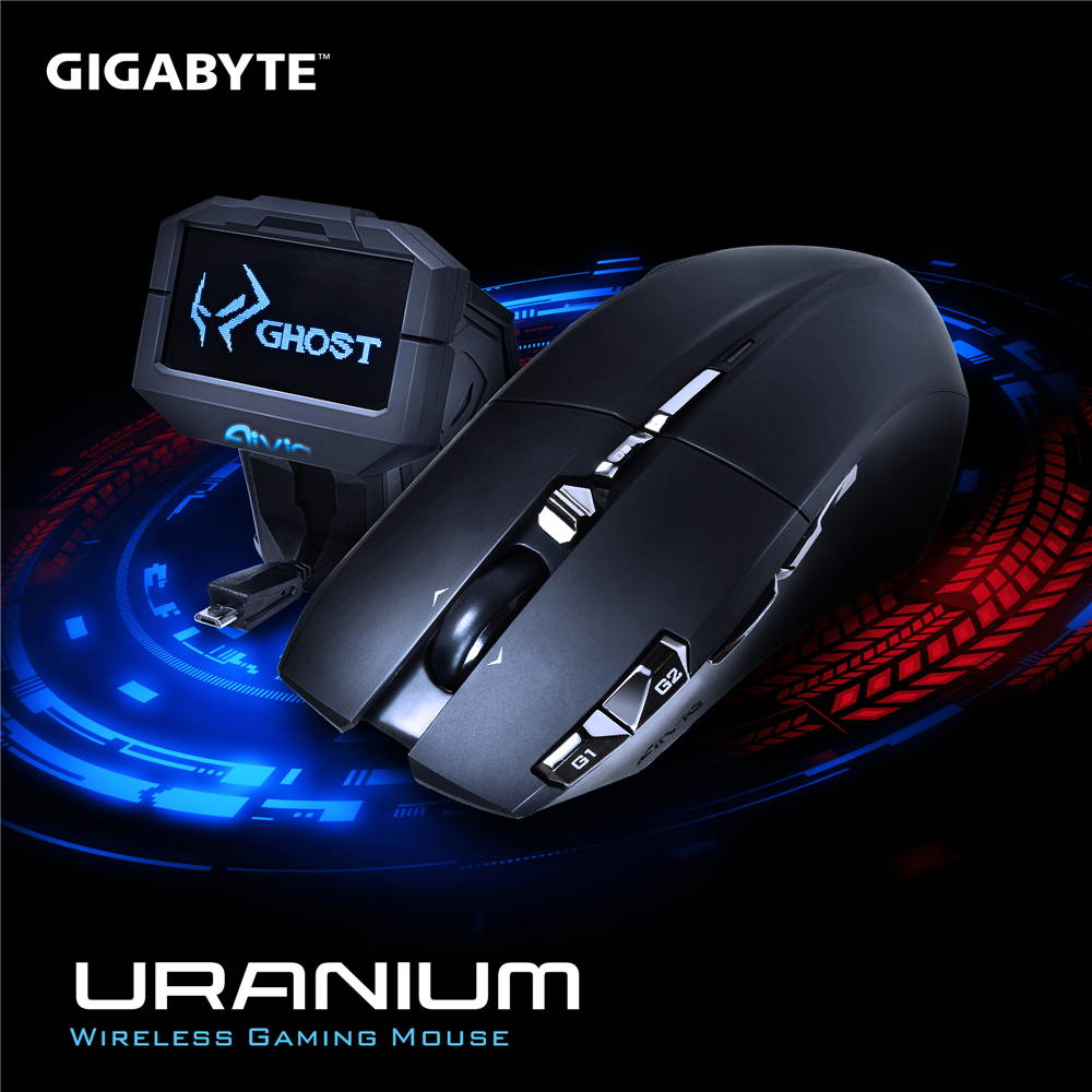 Gigabyte Aivia Uranium Wireless Gaming Mouse (GM-URANIUM)
