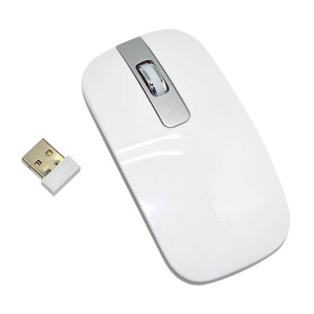 axGear Wireless 2.4G Keyboard Mouse Combo Slim For Desktop Laptop PC White