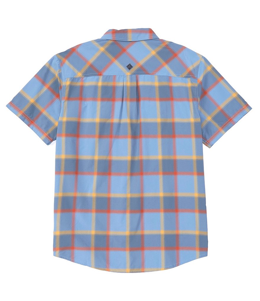 Prana Cayman Plaid Short-Sleeve Woven Shirt