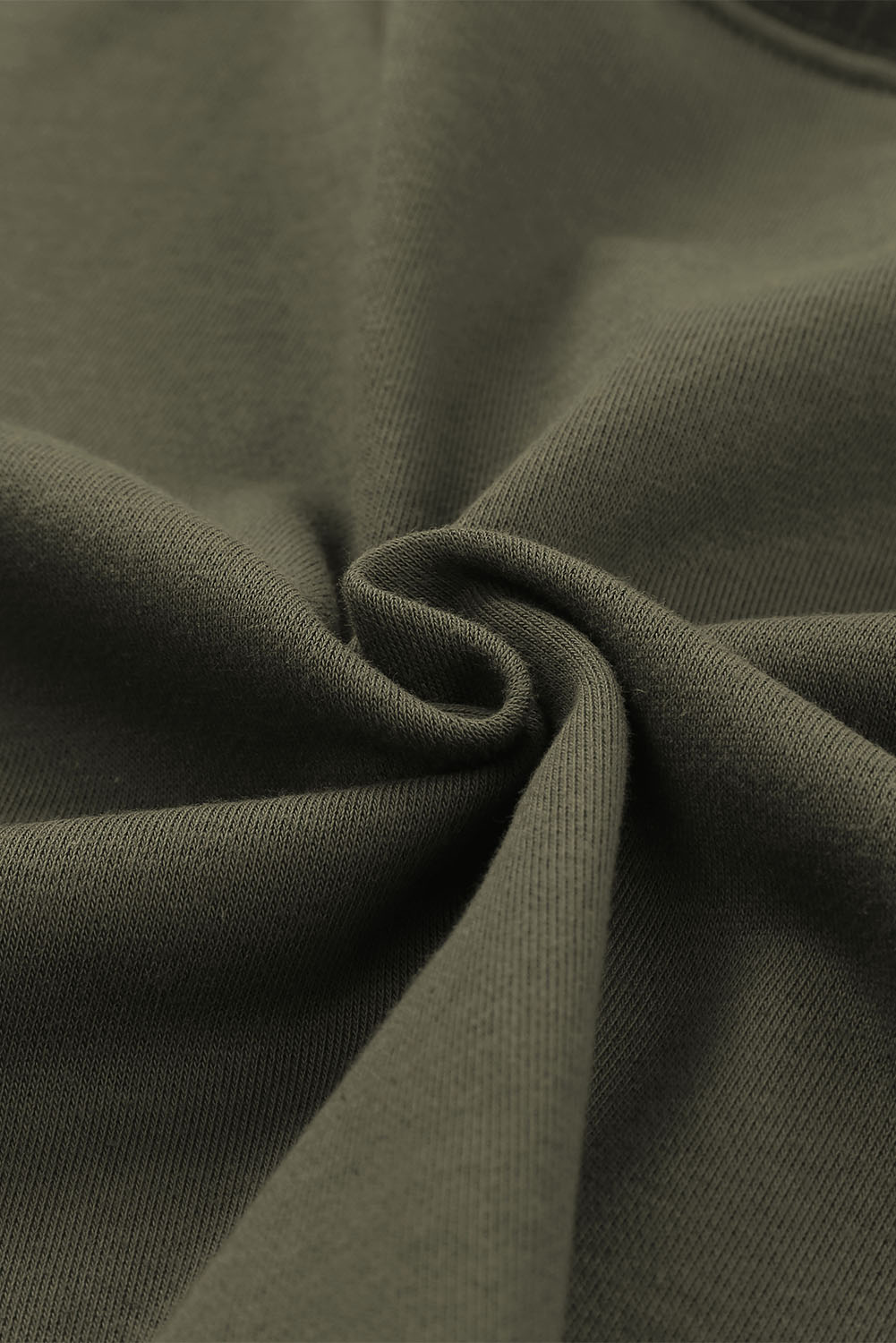 Pink Sequins Candy Cane Round Neck Sweatshirt