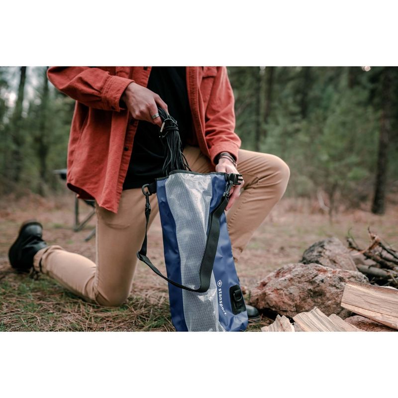 Stansport Waterproof Dry Gear Bag With Clear Front Panel 10L Blue