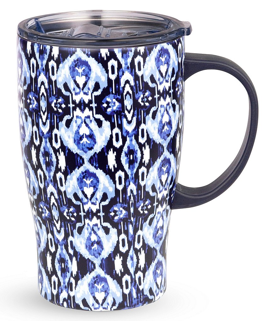 Vera Bradley Hummingbird Ditsy Stainless Steel Mug