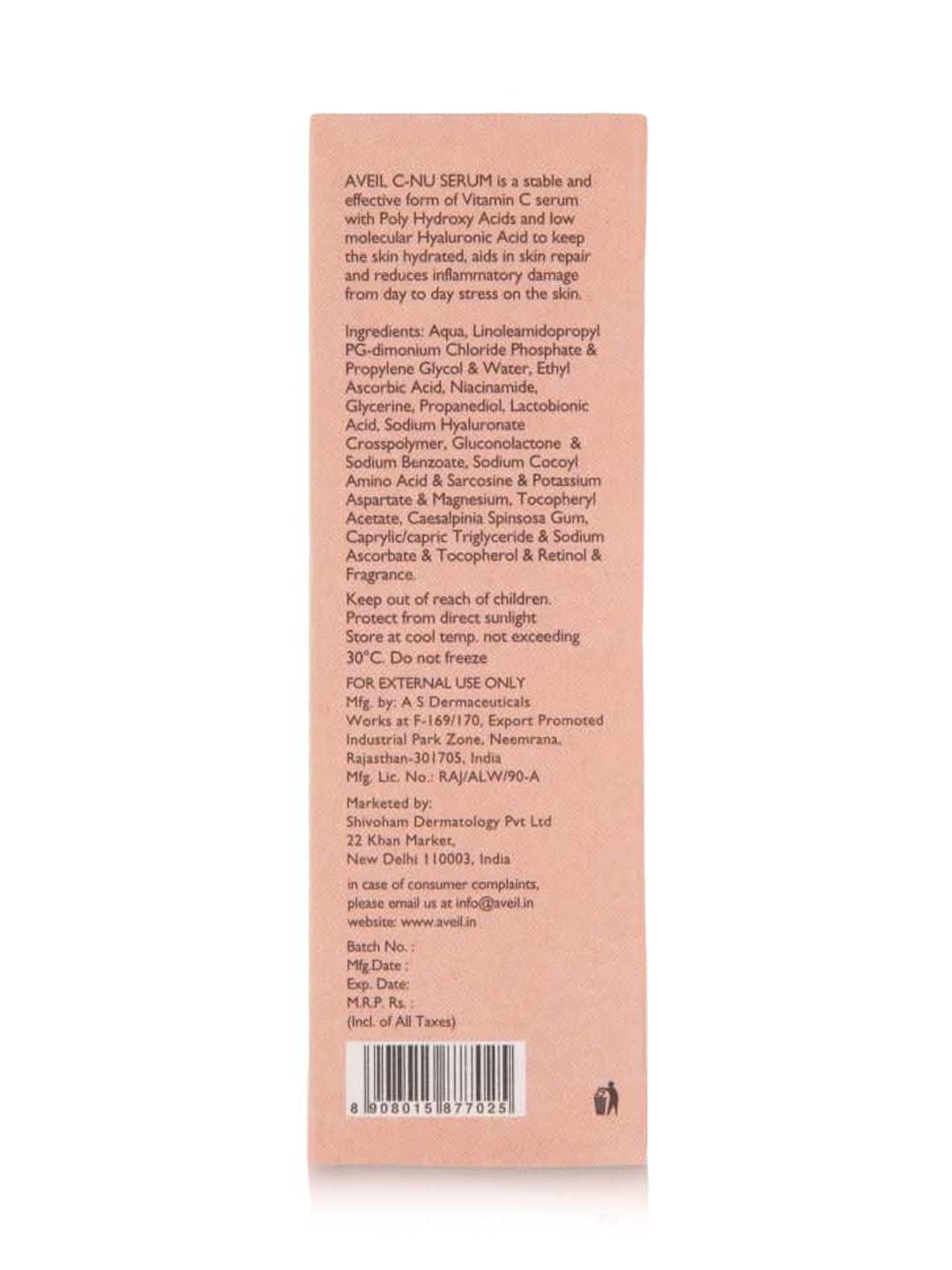 Aveil C-Nu Vitamin C Serum - 30 ml