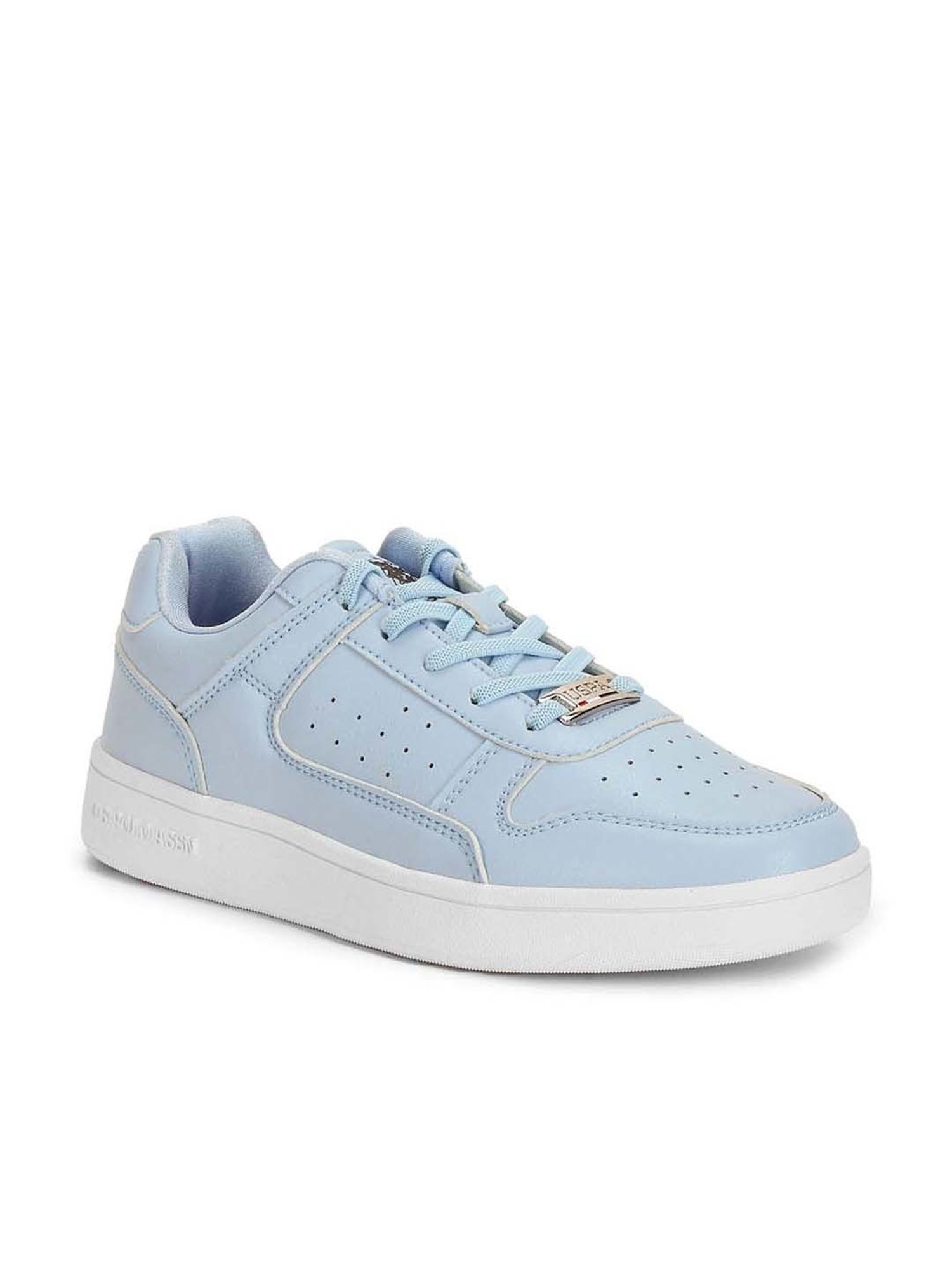 U.S. Polo Assn. Women's BELLA Light Blue Casual Sneakers