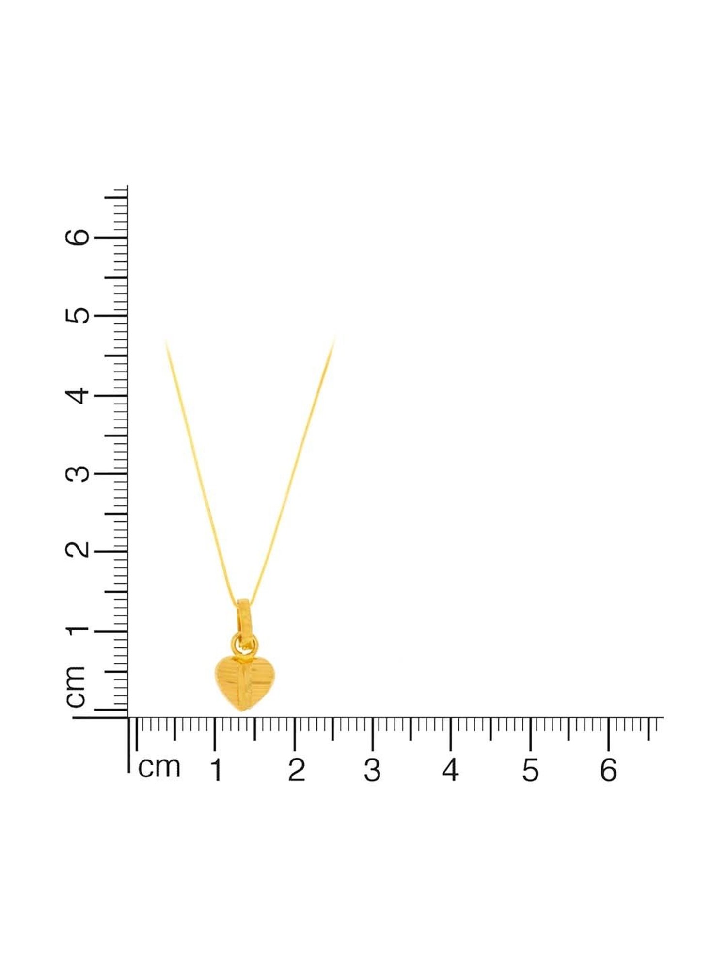 Waman Hari Pethe Jewellers 22k Gold Pendant for Women